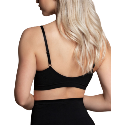 Bye-Bra - Medium Control Soutien-Gorge Sans Points Noir Taille Xxl